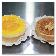 Kuchen Durazno y Nuez 2 pociones cada uno.