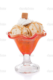 Helado de dulce de leche